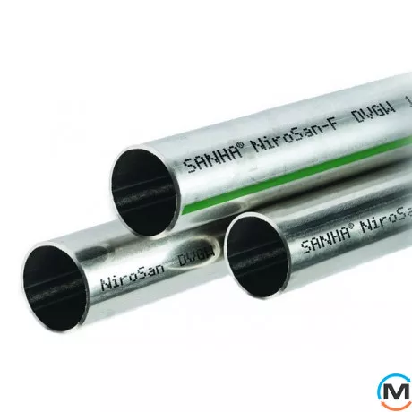 Труба з нержавіючої сталі Sanha NiroSan 28 х 1,2 мм (м.), Діаметр (мм): 28, Товщина стінки (мм): 1.2, фото 