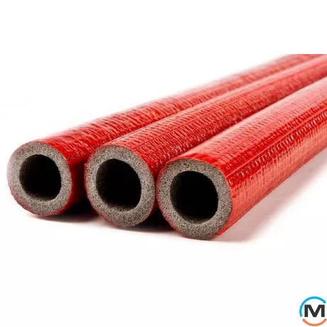 Изоляция из вспененного полиэтилена для труб Thermaflex EcoLine R C-35/6, Вид изоляции: Трубчатая, Защитное покрытие: Красное, Внутренний диаметр (мм): 35, Толщина изоляции (мм): 6, фото 