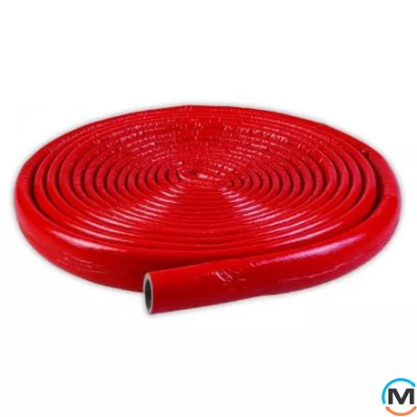 Ізоляція зі спіненого поліетилену для труб Thermaflex EcoLine R 28/6 (10м), Вид ізоляції: У бухтах, Захисне покриття: Червоне, Внутрішній діаметр (мм): 28, Товщина ізоляції (мм): 6, фото 
