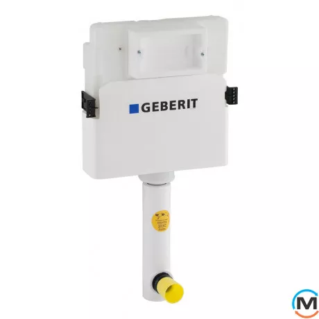 Бачок для унитаза Geberit Delta без стеллажа для скрытого монтажа для клавиш, фото 