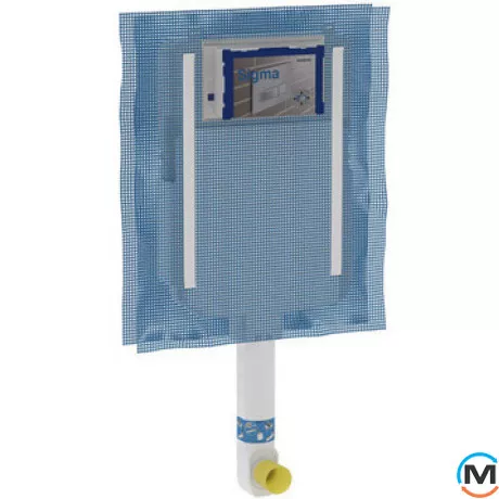 Бачок скрытого монтажа Geberit глубина 8 см, для смывных клавиш "Sigma", "Tango", "Mambo", "Bolero", фото 