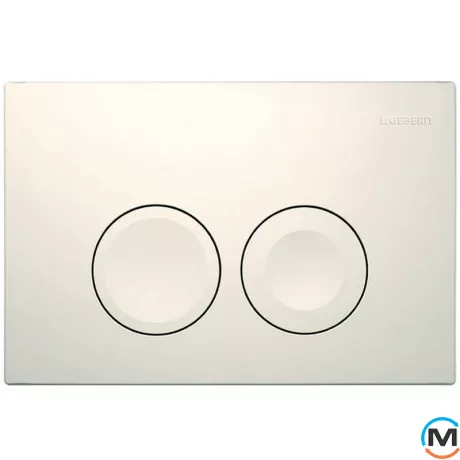 Кнопка Geberit Delta 21 Кругла біла, фото 