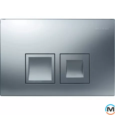 Кнопка Geberit Delta 50, мат. хром, фото 