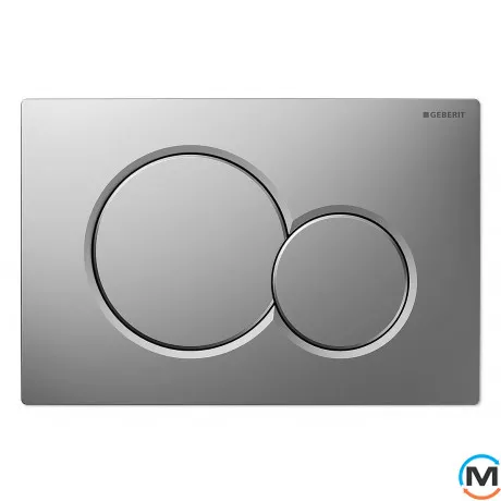 Смыва клавиша "Geberit Sigma 01", пластик, хром матовый, фото 