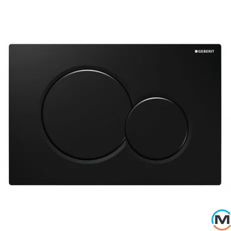 Кнопка "Geberit Sigma 01" черная RAL 9005, фото 