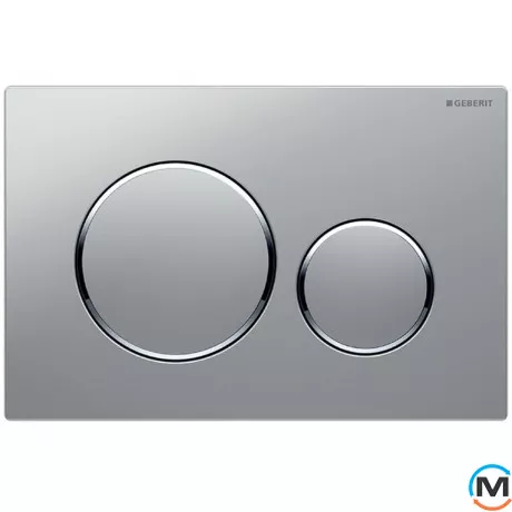 Смыва клавиша Geberit Sigma 20 хром матовый / хром глянцевый / матовый хром, фото 