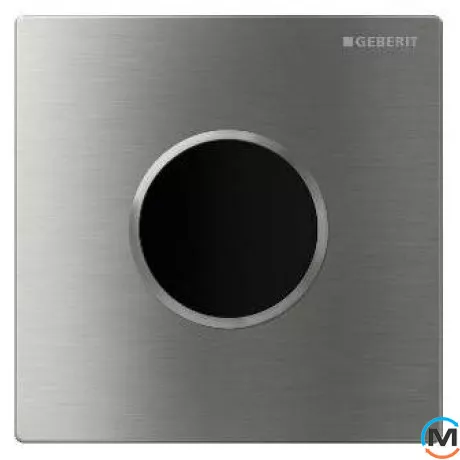 Привод смыва Geberit Sigma10 для писсуара HyTronic ИК 230B матовая / полированная / матовая нерж. ст, фото 