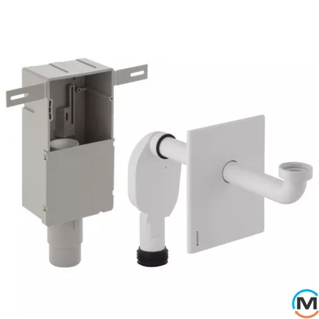 Сифон Geberit для внутристенного умывальника d 50-56 белый, фото 