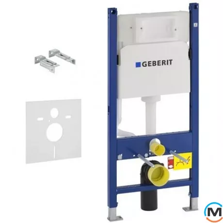 Монтажный комплект Geberit Duofix для подвесного унитаза, Н112, 12см (UP100) без клавиши, фото 