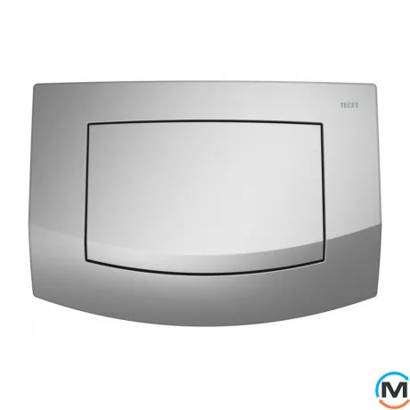 Панель одинарного слива для унитаза TECEambia (хром матовый), фото 