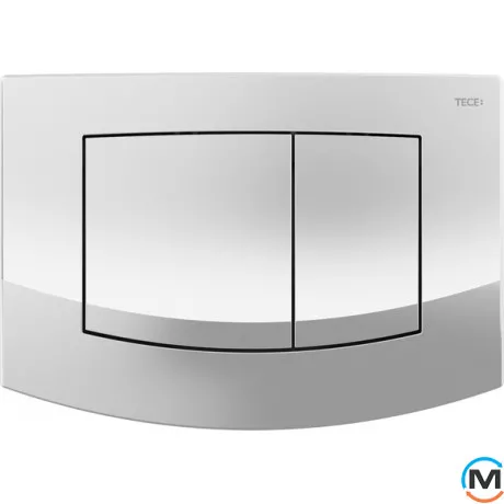 Панель двойного слива для унитаза TECEambia (хром глянцевый), фото 