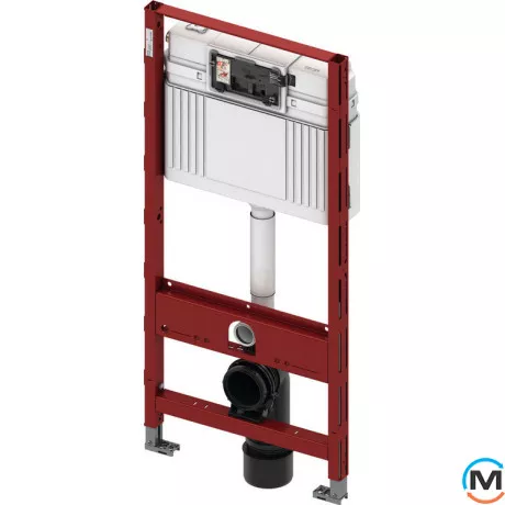 Модуль TECE для підвісного унітазу з переднім положенням панелі зливу, висотою 1120 мм, фото 