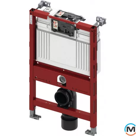 Модуль TECE для подвесного унитаза с фронтальным или горизонтальным положением панели слива, фото 