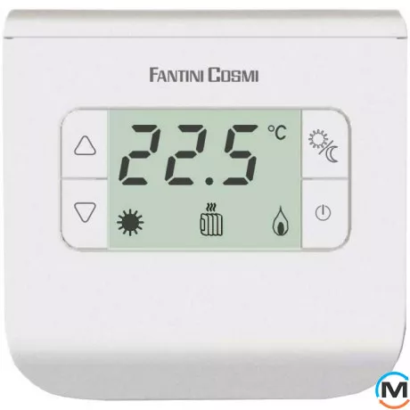 Электронный комнатный термостат FanCoil СН 110(белый, серебристый, черный), фото 