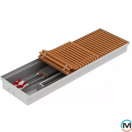 Внутрипольный конвектор FanCoil FCF 09 mini PREMIUM 230x1500x90, Тип конвектора: С вентилятором, Корпус конвектора: Нержавеющая сталь, Кол-во теплообменников: 1, Напряжение вентилятора: 24 V, Глубина (мм): 90, Ширина (мм): 230, Длина (мм): 1500, фото 