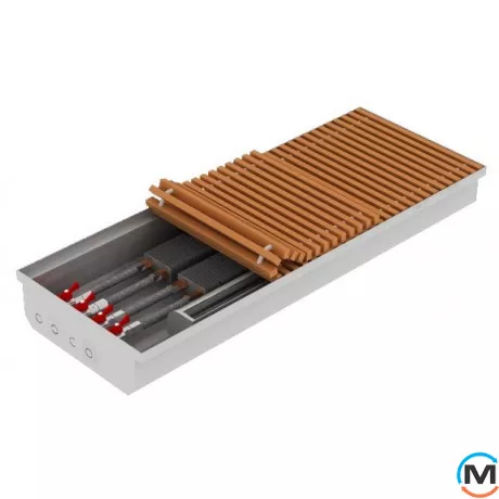 Внутрипольный конвектор FanCoil FCF 12 Plus PREMIUM 380x2000x120, Тип конвектора: С вентилятором, Корпус конвектора: Нержавеющая сталь, Кол-во теплообменников: 2, Напряжение вентилятора: 24 V, Глубина (мм): 120, Ширина (мм): 380, Длина (мм): 2000, фото 