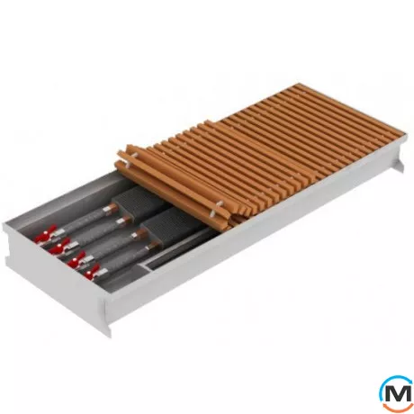 Внутрипольный конвектор FanCoil FCFA PREMIUM 300x1750x125, Тип конвектора: С вентилятором, Корпус конвектора: Нержавеющая сталь, Кол-во теплообменников: 1, Напряжение вентилятора: 24 V, Глубина (мм): 125, Ширина (мм): 300, Длина (мм): 1750, фото 