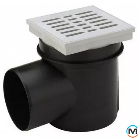 Трап кутовий підвальний (пласт.) 100мм VIEGA, фото 