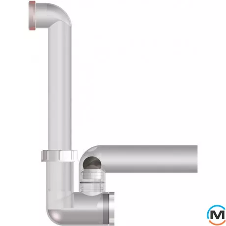 Прозрачный сифон HL для кондиционеров DN40, DN32, фото 