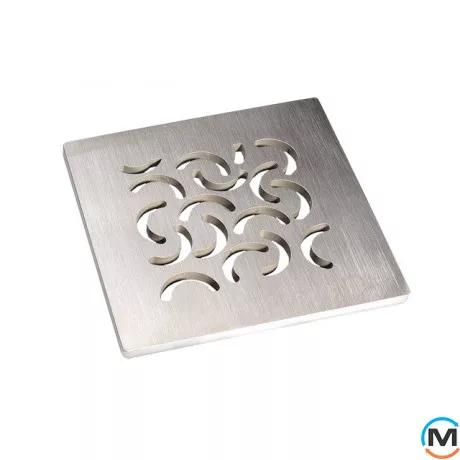 Решётка из нержавеющей стали HL (V4A) 115x115 мм "Loire", фото 
