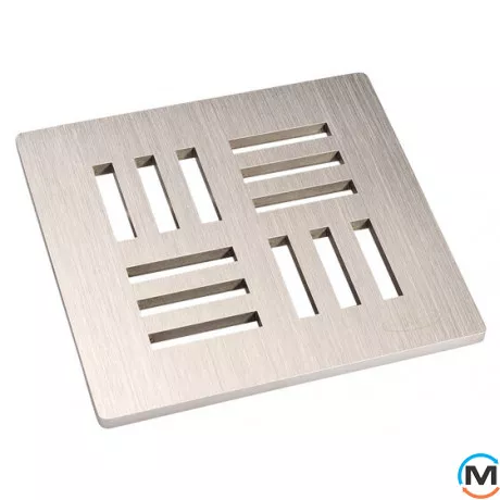 Грати з високоякісної сталі HL (V4A) 115х115мм "Nil", фото 