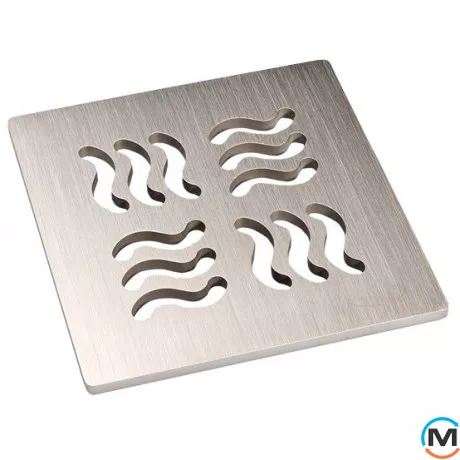 Грати з високоякісної сталі HL (V4A) 115х115мм "Yukon", фото 