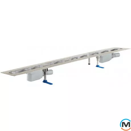 Душовий лоток HL із сифоном DN50. Довжина монтажу 1800 мм, фото 