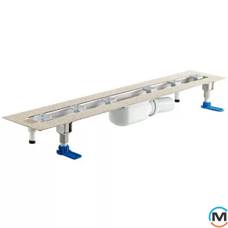 Душовий лоток HL "ПЛОСКИЙ" версії з сифоном DN50. Довжина монтажу 800 мм, фото 