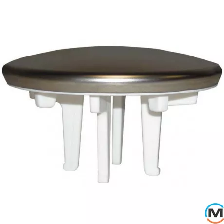 Декоративна кришка HL нержавіюча сталь d 86 мм, фото 