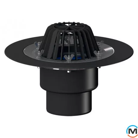 Покрівельна вирва HL DN110 із затискним елементом., фото 