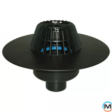 Покрівельна вирва HL DN75, вертикальний випуск, з ПП-фланцем, фото 