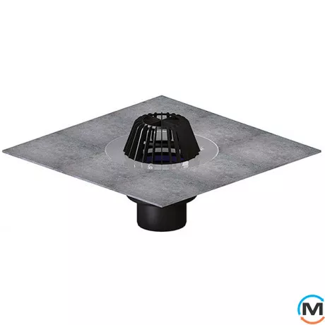 Покрівельна вирва HL DN125 з бітумним полотном., фото 