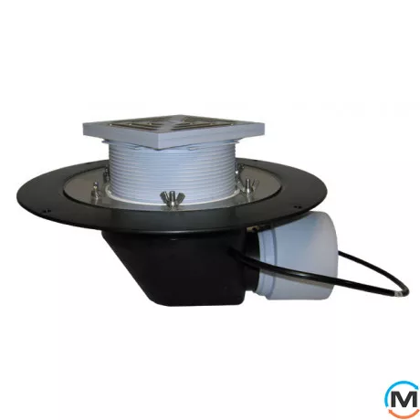 Покрівельна вирва HL DN75/110 горизонтальний із затискним елементом та підігрівом (10-30Вт/230В). Прох, фото 