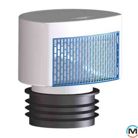 Вентиляційний клапан HL DN75/90/110 з подвійною теплоізольованою стінкою та ущільнювальною прокладкою, фото 