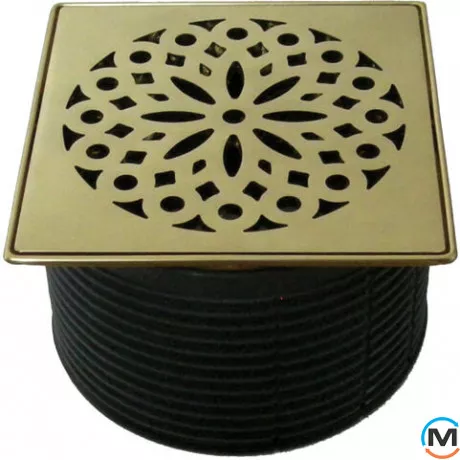 Надставной элемент HL d 146 мм рамка из нержавеющей стали, фото 