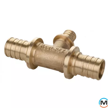 Трійник Aquapex 63 x 40 x 63 мм, Модифікація: 63 x 40 x 63, Діаметр (мм): 63, Робочий тиск (бар): 10, Матеріал: Латунь, фото 