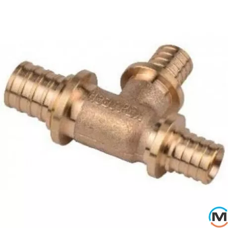 Трійник Aquapex 32 x 25 x 20 мм, Модифікація: 32 x 25 x 20, Діаметр (мм): 32, Робочий тиск (бар): 10, Матеріал: Латунь, фото 