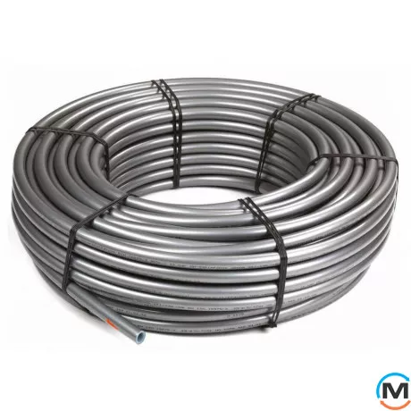 Труба універсальна Aquapex PE-Xa/EVOH 32 x 4,4 мм у бухтах по 50 м, Тип труби: Проста, Призначення труб: Универсальная, Діаметр (мм): 32, Робочий тиск (бар): 10, Матеріал: Пошитий поліетилен Pex-a, фото 