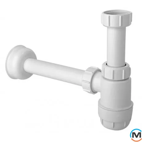 Сифон HL для моек DN32х5/4" с декоративной розеткой., фото 