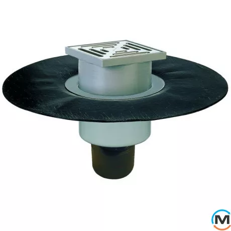 Трап HL для внутренних помещенийDN50/75/110 вертикальный с приварным полимербитумным полотном, 147х1, фото 