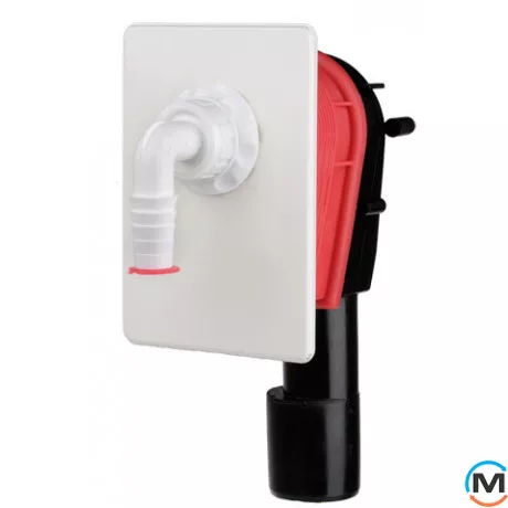 Сифон HL для стиральной и посудомоечной машины DN40/50 - 160х110мм, фото 