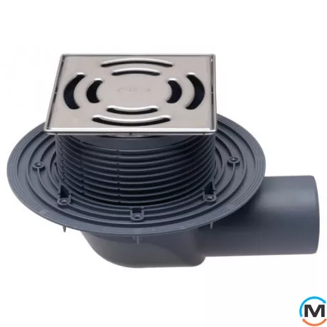 Трап HL для внутренних помещений DN75 горизонтальный с морозоустойчивым запахозапирающим клапаном, 1, фото 