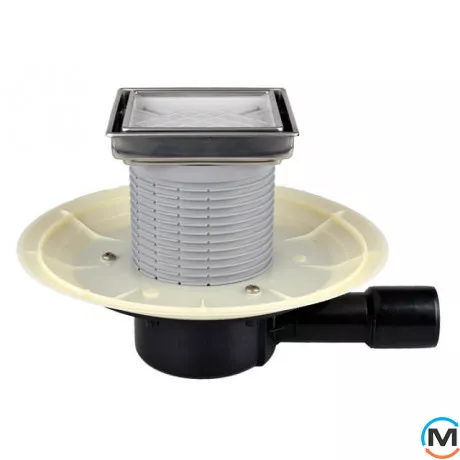 Трап HL для внутрішніх приміщень з "СУХИМ" сифоном, горизонтальний DN40/50, з надставним елементом д, фото 