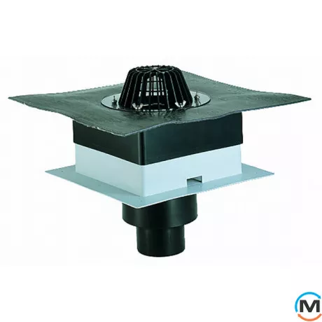 Покрівельна вирва HL DrainBox DN125 з бітумним полотном., фото 