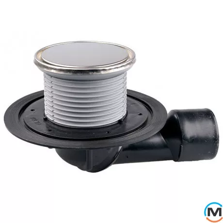 Трап HL для внутренних помещений DN50/75 поворотный и круглой насадкой d 133мм/d 112мм, фото 