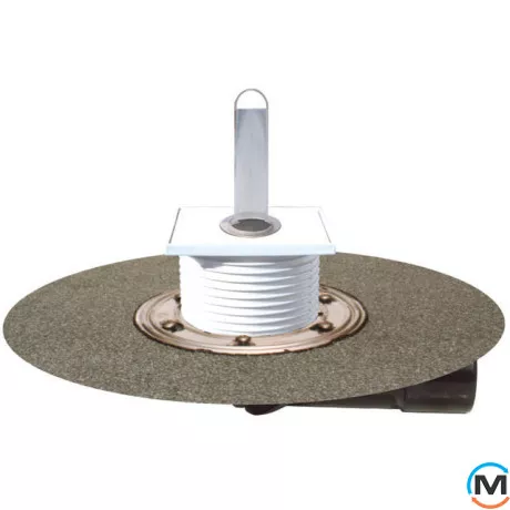 Трап HL для внутренних помещений DN50/75 поворотный с битумным полотном,, вентильной плитой и стояко, фото 