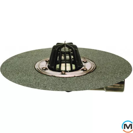 Трап HL для покрівлі DN50/75 поворотний з бітумним полотном і листовловлювачем., фото 