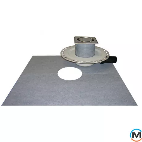 Трап HL з горизонтальним випуском DN40, з "СУХИМ" сифоном Primus та з фланцем, фото 