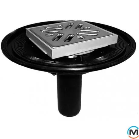 Трап HL для балконов и террас DN40 вертикальный 100х100мм, фото 