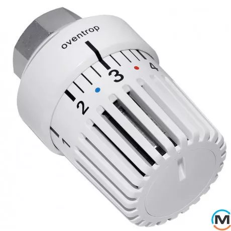 Термостатическая головка Oventrop "Uni LH" (М 30 х 1,5), Исполнение: Механическая, Цвет: Белый, Нулевое положение: Есть, Присоединение: М30х1,5, фото 